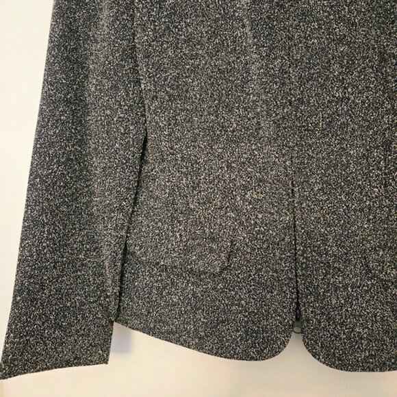 Sag Harbor short textured gray blazer jacket Size M - Picture 2 of 5